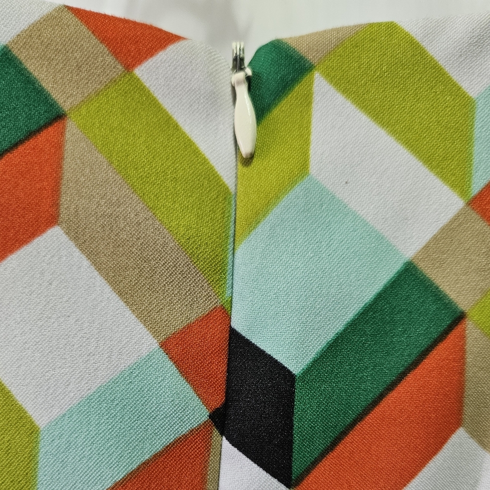 Pre-owned Good Geometric Multicolor Sleeveless Dress - Picture 3 of 6